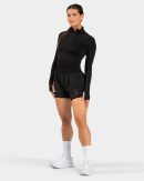 Modische Endorphin Half Zip in Farbe Schwarz