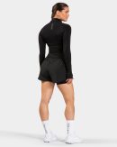 Modische Endorphin Half Zip in Farbe Schwarz