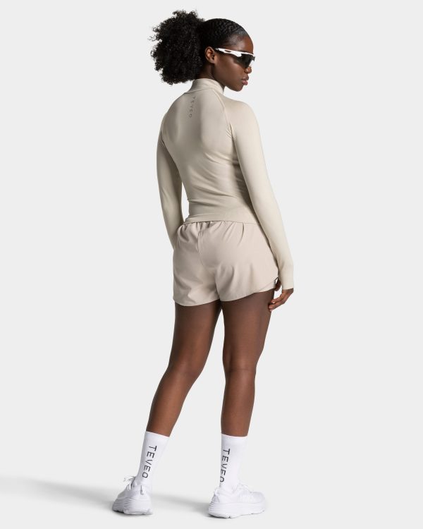 Endorphin 2in1 Shorts Damenhose in Latte – Bild 5