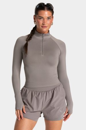 Endorphin Half Zip Smoke – bequem und stylisch