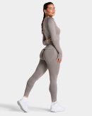 Endorphin Longsleeve Smoke mit hoher Taille