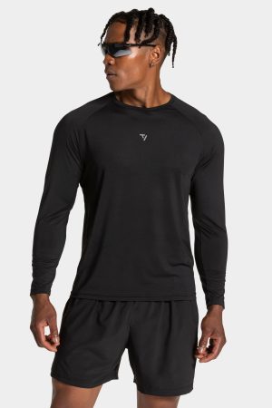 Endorphin Longsleeve Schwarz – bequem und stylisch