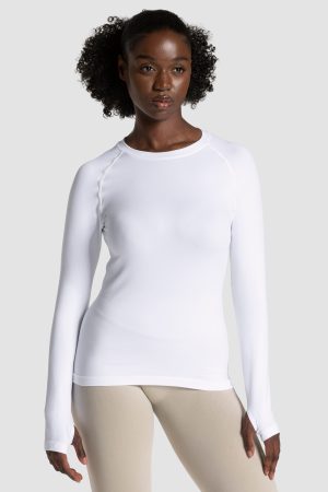 Endorphin Longsleeve Weiß für Sport und Alltag