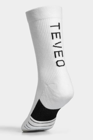 Modische Endorphin Socken Weiß - in Farbe Schwarz