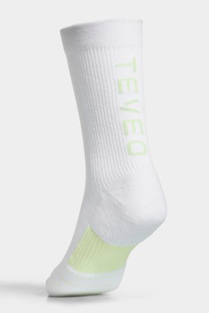 Damen Endorphin Socken Weiß - Limelight mit Komfo