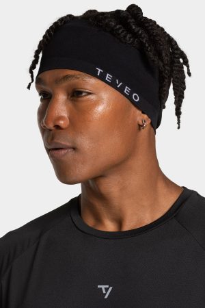 Modische Endorphin Stirnband Unisex in Farbe Schw