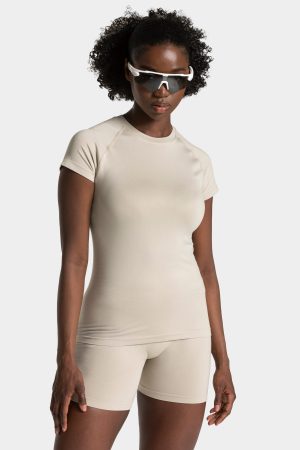 Endorphin T-Shirt Latte für Sport und Alltag