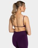 Femme Backless Bh Damenhose in Aubergine