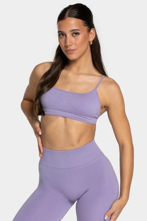 Femme Backless Bh Damenhose in Lavendel