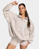 Femme Half Zip Sweater für Frauen in Cream
