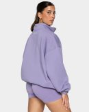 Femme Half Zip Sweater Lavendel für Sport und All