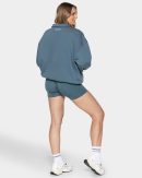 Femme Half Zip Sweater für Frauen in Teal