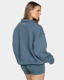 Femme Half Zip Sweater für Frauen in Teal