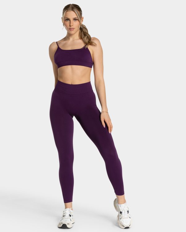 Femme Sculpt Scrunch Leggings Aubergine für Sport – Bild 3
