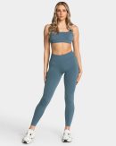 Damen Femme Sculpt Scrunch Leggings Teal mit Komf