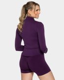 Femme Shaping Zip Jacke für Frauen in Aubergine