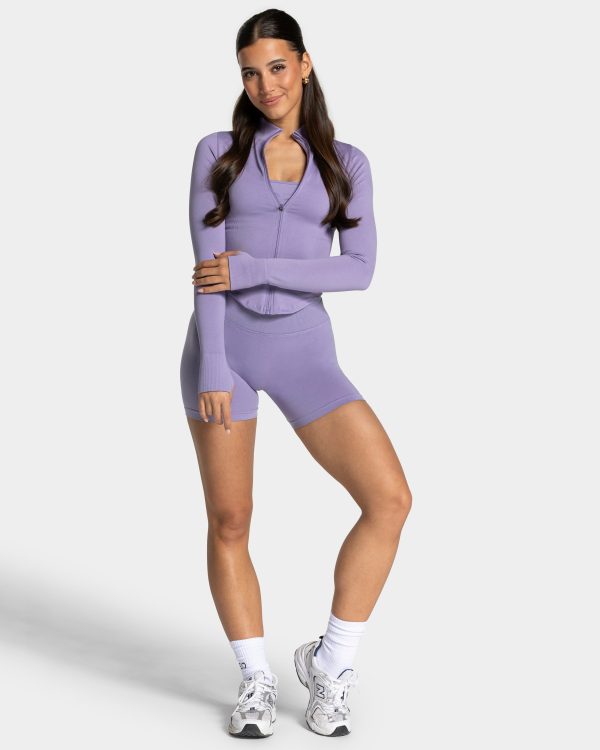 Femme Shaping Zip Jacke für Frauen in Lavendel – Bild 3