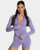 Femme Shaping Zip Jacke für Frauen in Lavendel