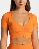 Focus Crop Top in Orange für Damen