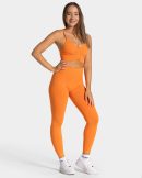 Focus Scrunch Leggings Damenhose in Orange