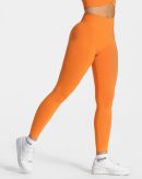 Focus Scrunch Leggings Damenhose in Orange