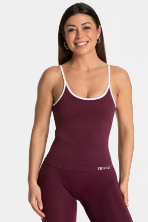 Damen Ignite Cami Top  Pflaume mit Komfort