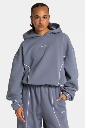 Modische Ignite Hooded Sweater  in Farbe Eisgrau