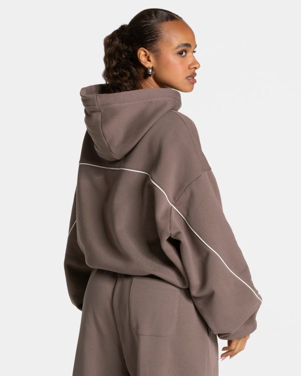 Damen Ignite Hooded Sweater  Mokka mit Komfort – Bild 2