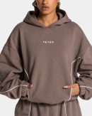 Damen Ignite Hooded Sweater  Mokka mit Komfort