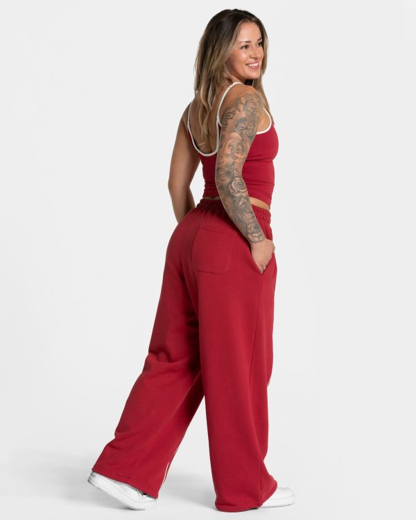 Ignite Wide Leg Jogger Cherry für Sport und Alltag – Bild 5