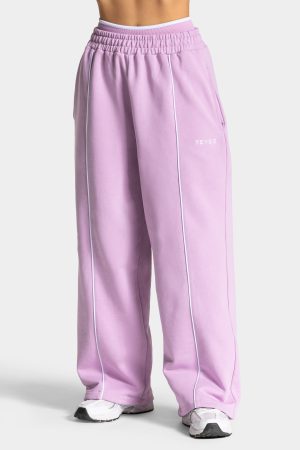 Modische Ignite Wide Leg Jogger in Farbe Orchid