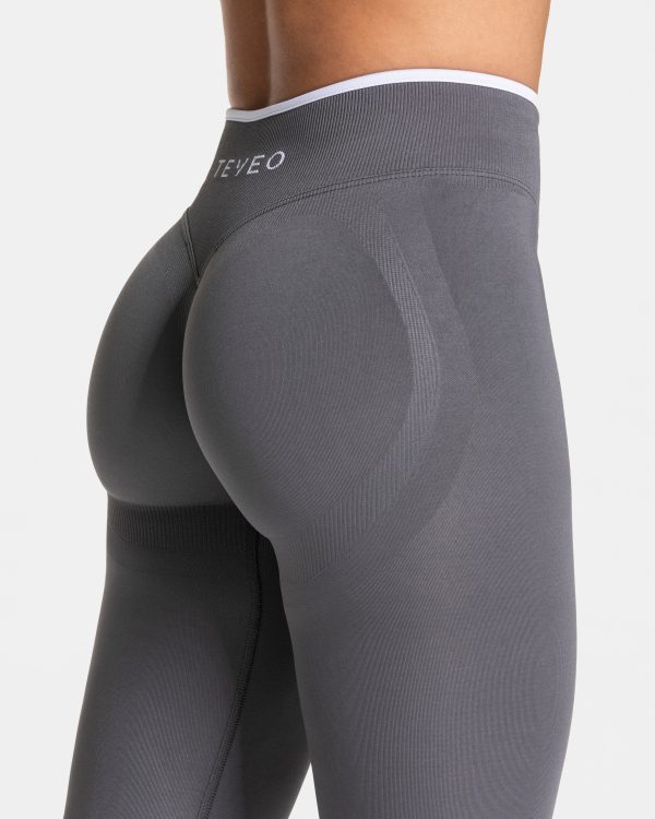 Damen Ignite Sculpt Scrunch Leggings Graphit mit – Bild 4