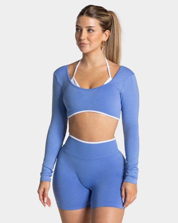 Ignite Longsleeve Azure mit hoher Taille