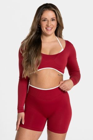 Ignite Longsleeve  Cherry für Sport und Alltag