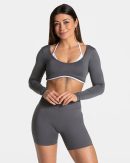 Damen Ignite Longsleeve  Graphit mit Komfort
