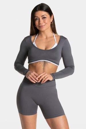 Damen Ignite Longsleeve  Graphit mit Komfort