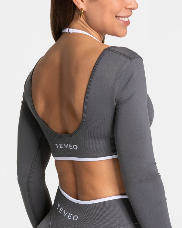 Damen Ignite Longsleeve  Graphit mit Komfort – Bild 4