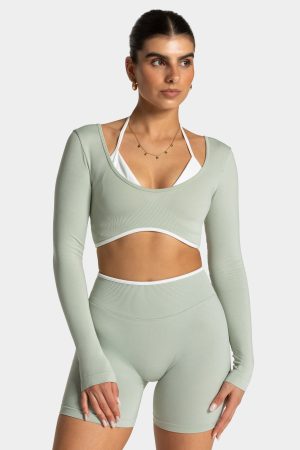 Ignite Longsleeve für Frauen in Pistachio