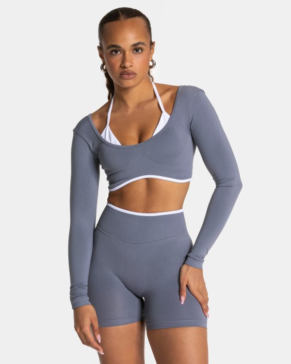 Ignite Longsleeve  Damenhose in Eisgrau