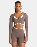 Ignite Longsleeve  in Mokka für Damen