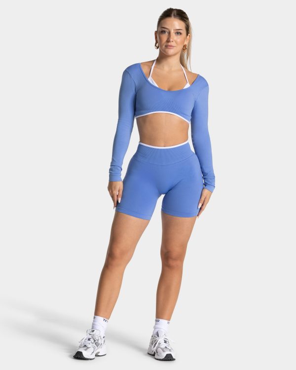 Ignite Longsleeve Azure mit hoher Taille – Bild 3