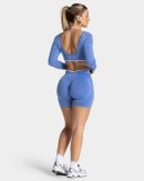 Ignite Longsleeve Azure mit hoher Taille