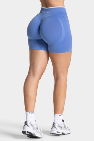 Ignite Sculpt Scrunch Short Damenhose in Azure