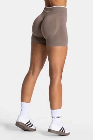 Ignite Sculpt Scrunch Short  Damenhose in Mokka