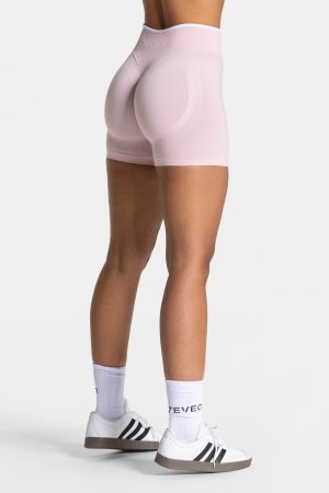Damen Ignite Sculpt Scrunch Short  Rosa mit Komfo
