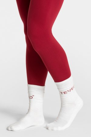 Damen Ignite Socken (2er) Off White mit Komfort