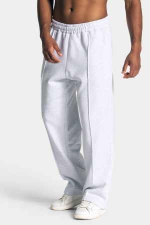 Ignite Straight Leg Jogger Weiß Meliert - Weiß –