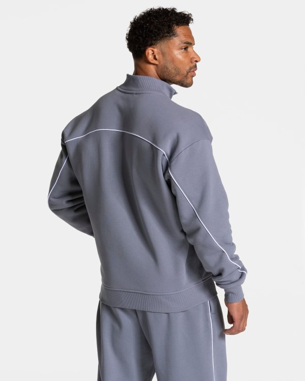 Ignite Zip Sweater Men Eisgrau - Damenhose in Weiß – Bild 2