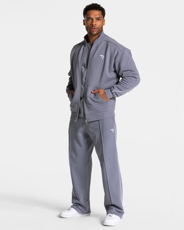 Ignite Zip Sweater Men Eisgrau - Damenhose in Weiß – Bild 3