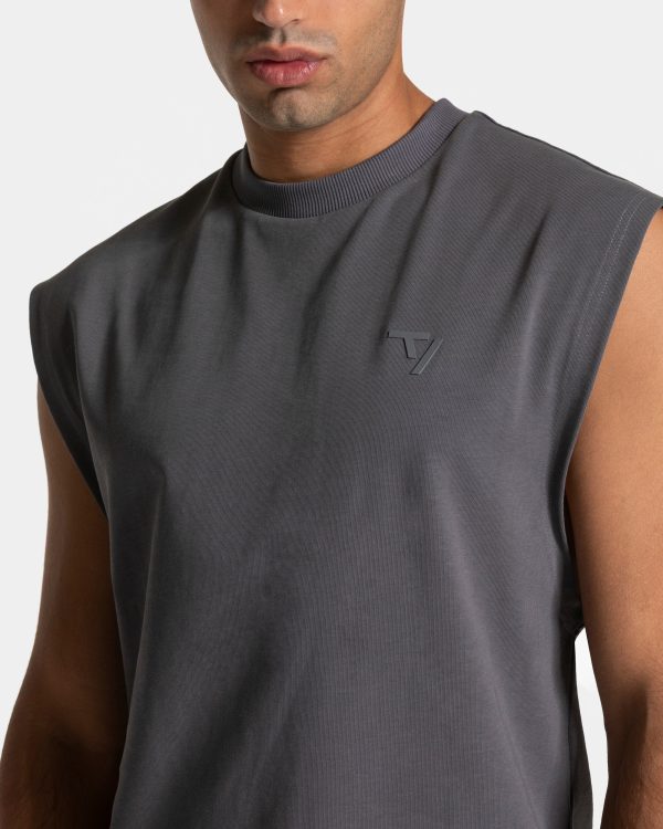 Ignite Oversized Tank Men in Graphit für Damen – Bild 4